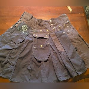 Black and Brown Men’s Utilikilt kilt